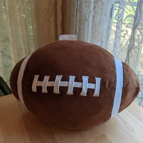 NEW Blue Sports Print Pillow Sham & Twin Size Dust Ruffle and Accent Pillows - Picture 10 of 14